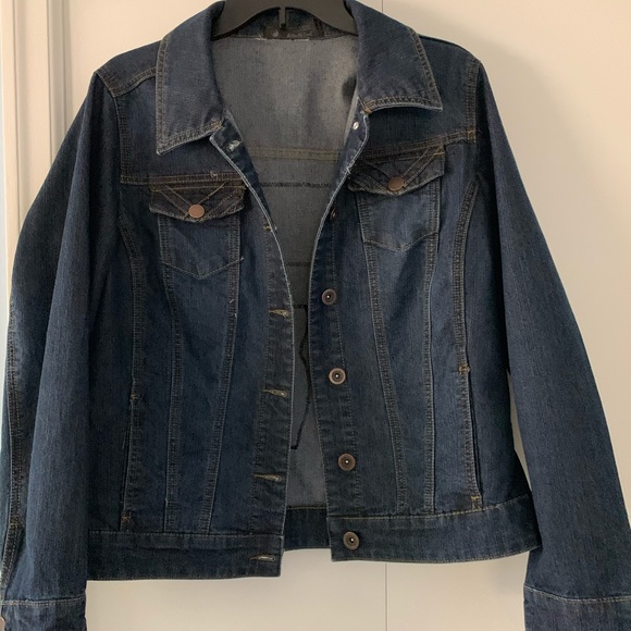 Jackets & Blazers - Super Cool Jeans Jacket with Beatles Logo Size L